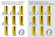 20oz Stainless Steel Straight Sided, a Product Mockup by SarahDesign (Thumbnail 6 of 8)