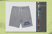 Sweatshorts Merch Mockup, a Merchandise Mockup by Brent Galloway (Thumbnail 5 of 5)