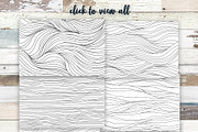 Waves (black and white), a Pattern Graphic by Marina Demidova (Thumbnail 2 of 4)