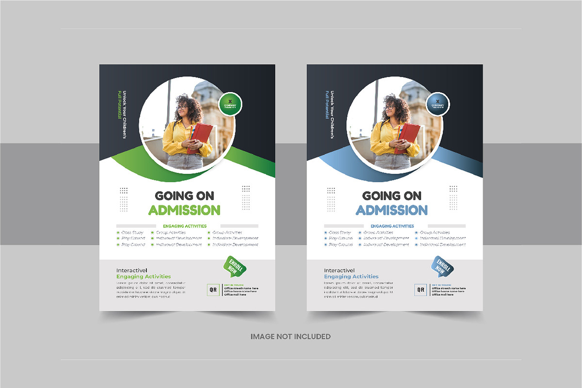 Education flyer or school flyer set, a Flyer Template by Pavel_design (Photo 3 of 11)