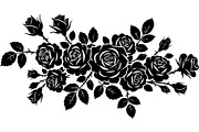 Floral Bouquet Silhouette, an Object Graphic by Creativeshirt (Thumbnail 14 of 20)