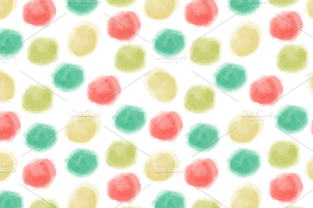 Vector seamless watercolor patterns, a Pattern Graphic by Alenarozova (Photo 3 of 5)