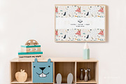 Landscape Frame in Baby Room Mock-up, a Print Template by Branda Keeps (Thumbnail 21 of 30)