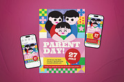 Parent Day Event Flyer Set, a Flyer Template by The Good Store (Thumbnail 1 of 2)