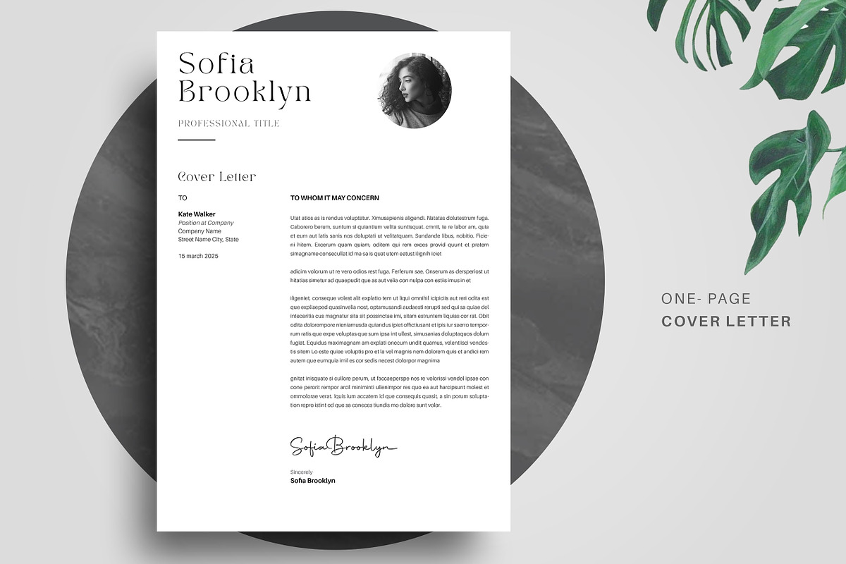 Resume Template, ATS Resume, Canva, a Resume Template by Niofix (Photo 4 of 7)