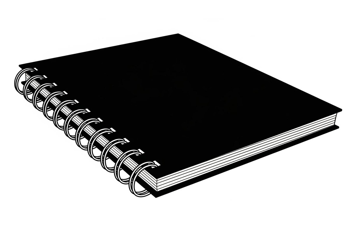 Spiral notebook school silhouette, a Graphic by musafir_fashion (Photo 6 of 10)