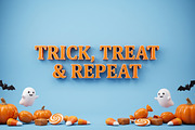 3D Cute Halloween Background, a Holiday Photo by hkmonir (Thumbnail 9 of 11)