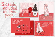 Valentines Day Wild Animals DIY Pack, an Animal Illustration by Si Design Loft (Thumbnail 2 of 4)