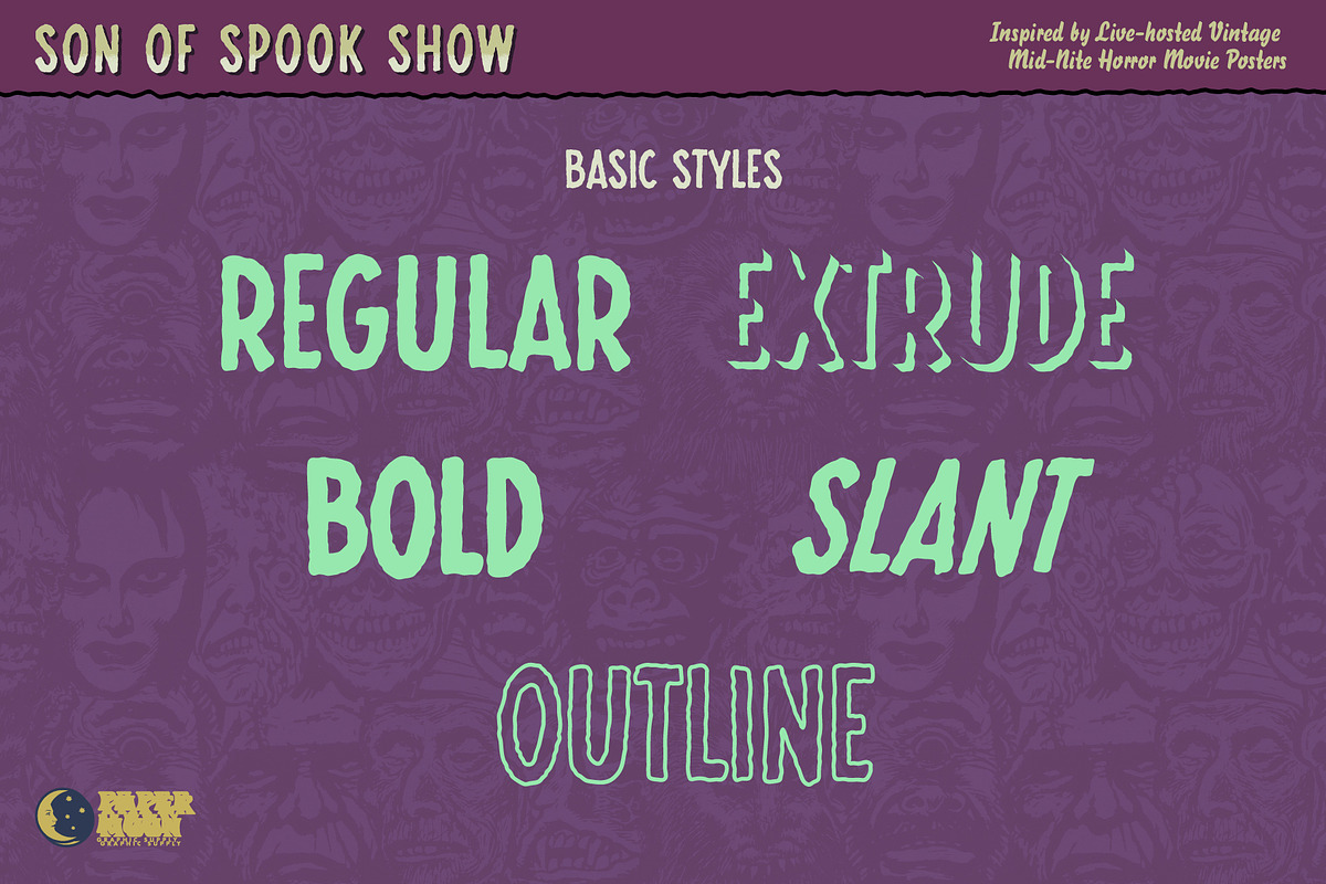 Son of Spook Show, a Sans Serif Font by Paper Moon Graphic Supply (Photo 2 of 18)