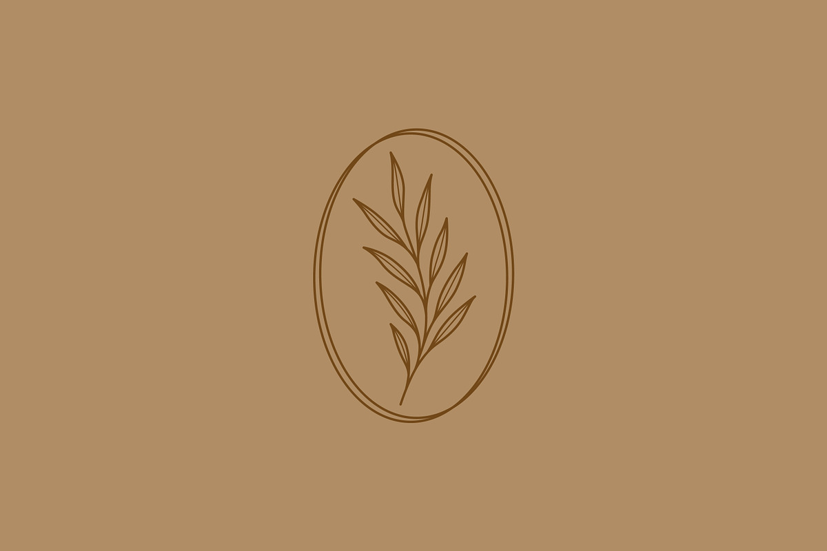 Botanical Logo Minimalist Leaves, a Branding & Logo Template by Signatoro (Photo 2 of 3)