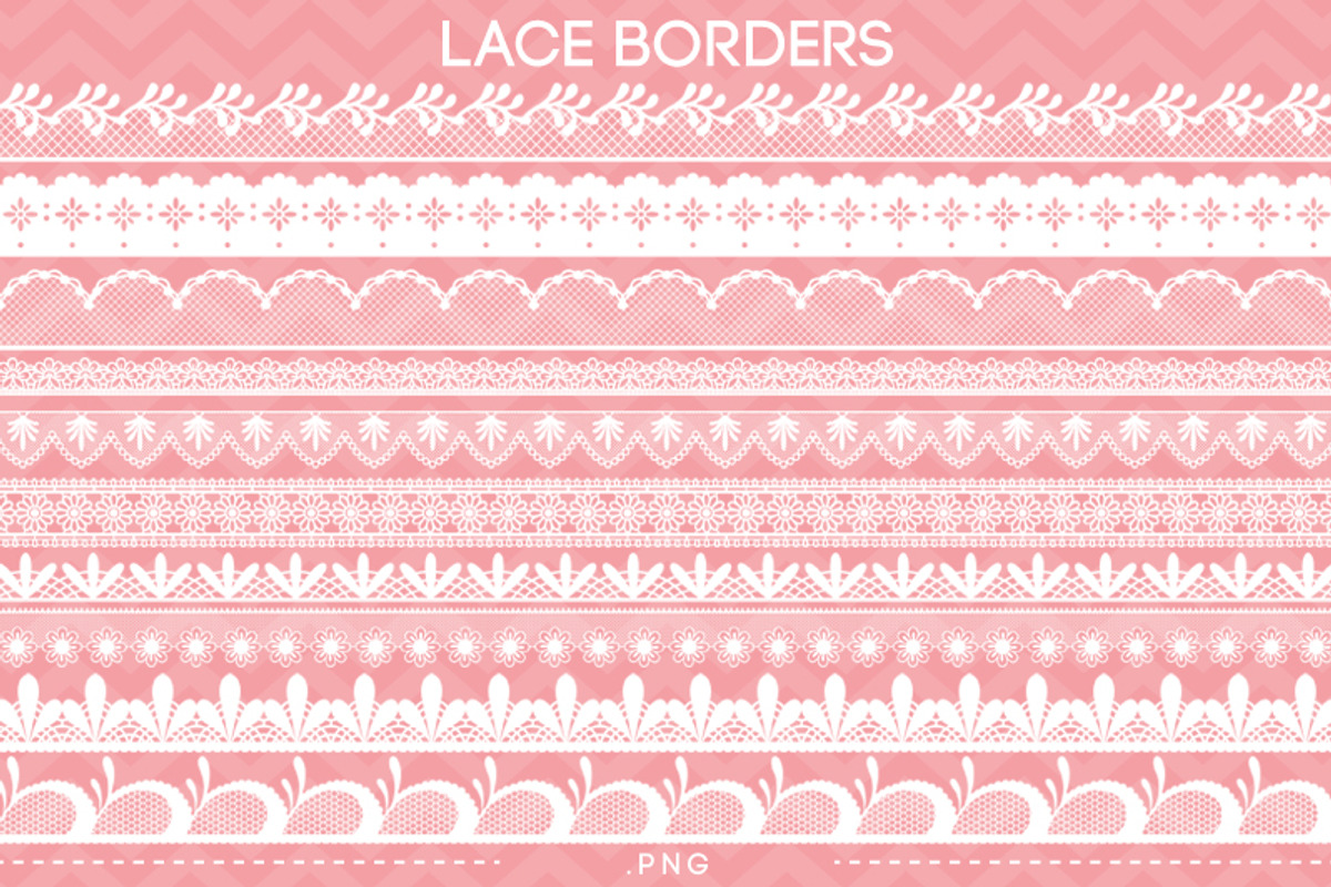 40 Lace Borders Bundle Save 40%, a Decorative Illustration by AzmariDigitals (Photo 4 of 5)