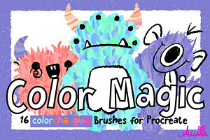 COLOR MAGIC Brushes for Procreate