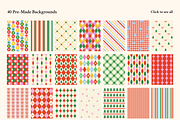 Holiday Patterns & Backgrounds, a Pattern Graphic by Felizabeth Design (Thumbnail 9 of 13)