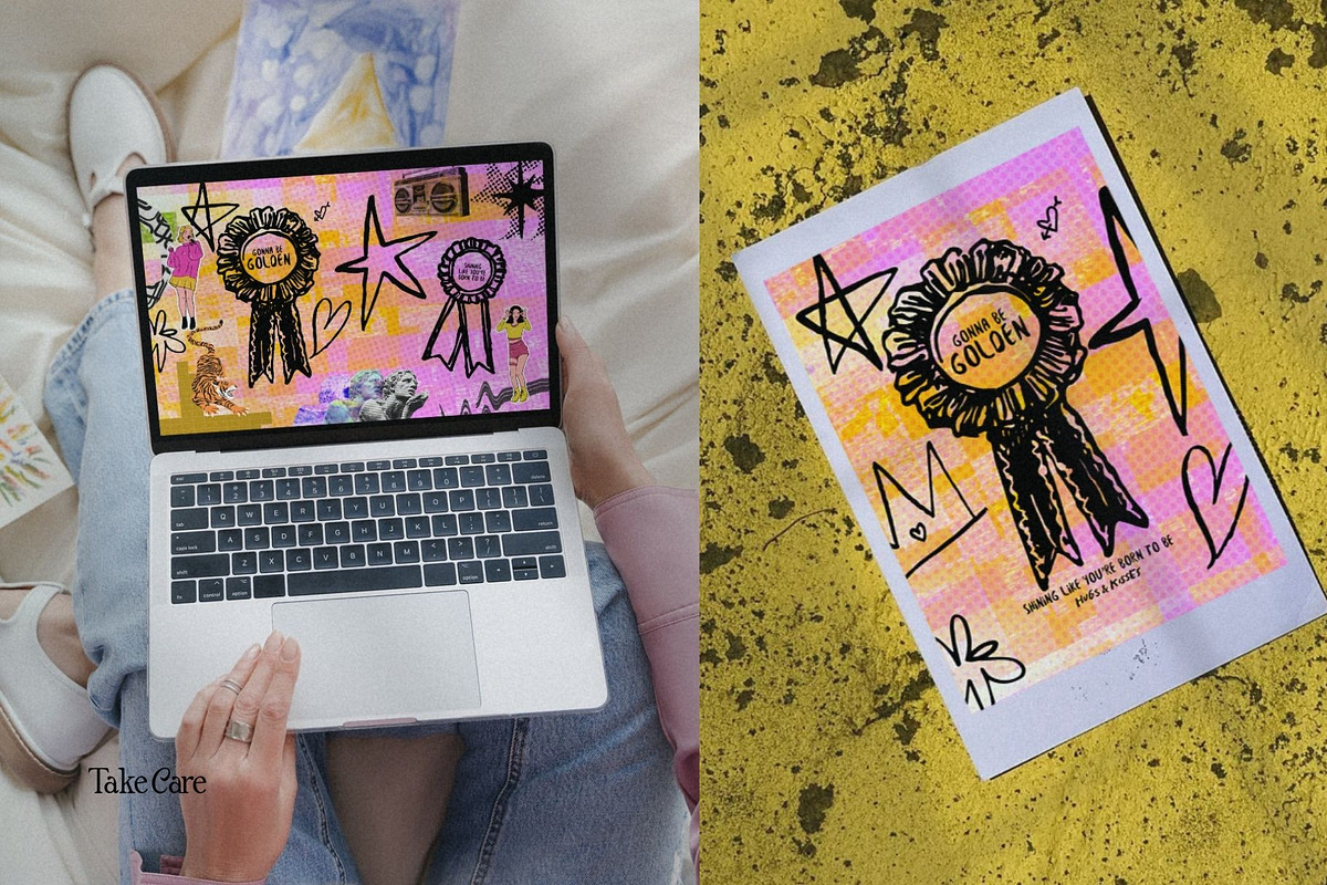Whimsical Hand Drawn Award Ribbons, an Object Graphic by Take Care Creative (Photo 8 of 10)