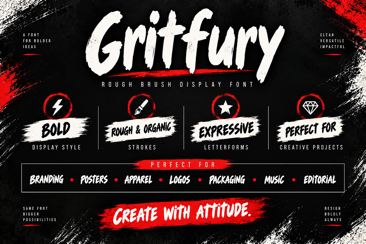 Gritfury, a Script Font by Wow Magic (Photo 2 of 6)