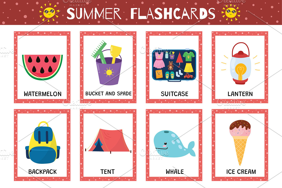 Flashcards for Kids Bundle: 570 in 1, an Education Illustration by Gulnara Sabirova (Photo 26 of 48)