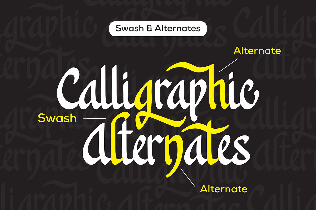 Khanaya - Serif Script Font preview 7