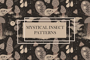 Mystical Insect Patterns, a Pattern Graphic by Annakniaz (Thumbnail 1 of 10)