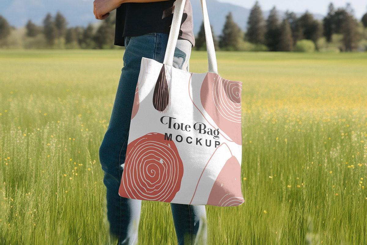 Tote Bag Mockup, a Packaging Mockup by Vibesteam