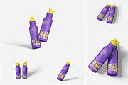 Bottle Sport Mockup, a Product Mockup by Indah (Thumbnail 1 of 6)