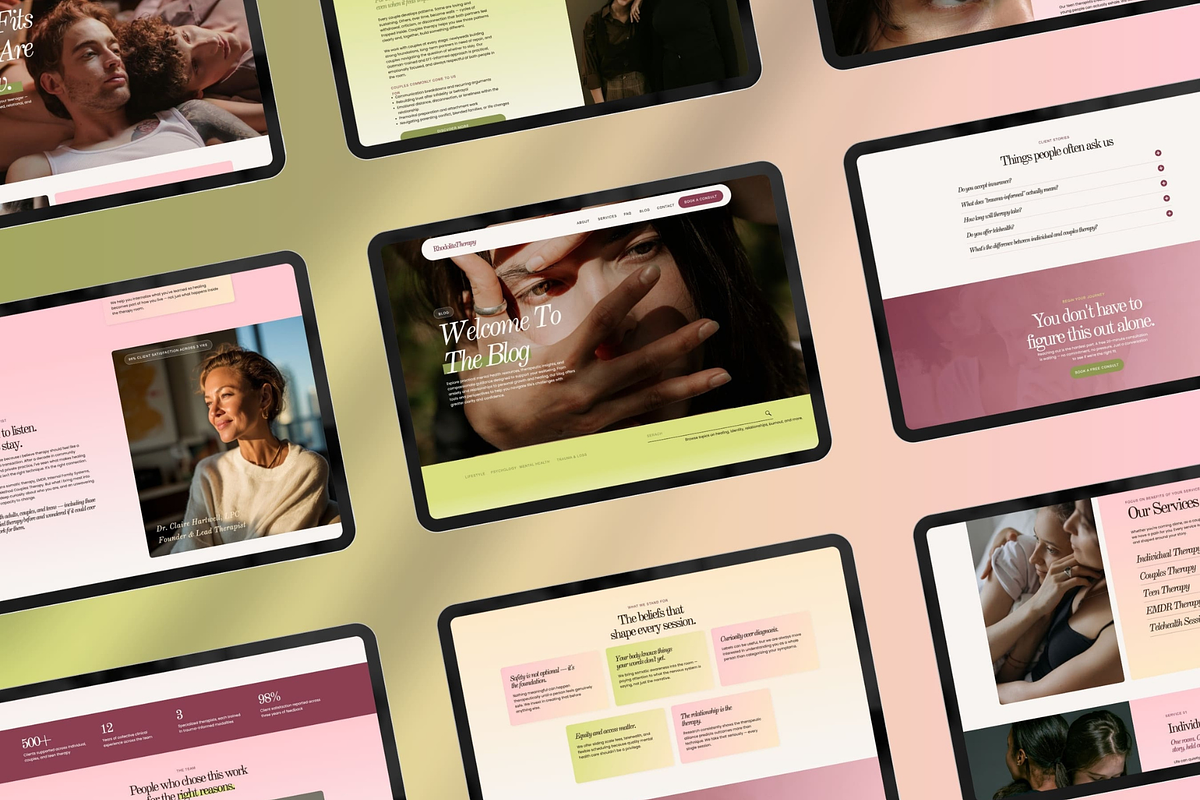Showit Website template Therapist, an App Template by Digital&Chic (Photo 2 of 8)