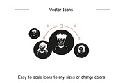 Human Face Avatars Illustration Set, a Person Illustration by Designfour (Thumbnail 8 of 8)