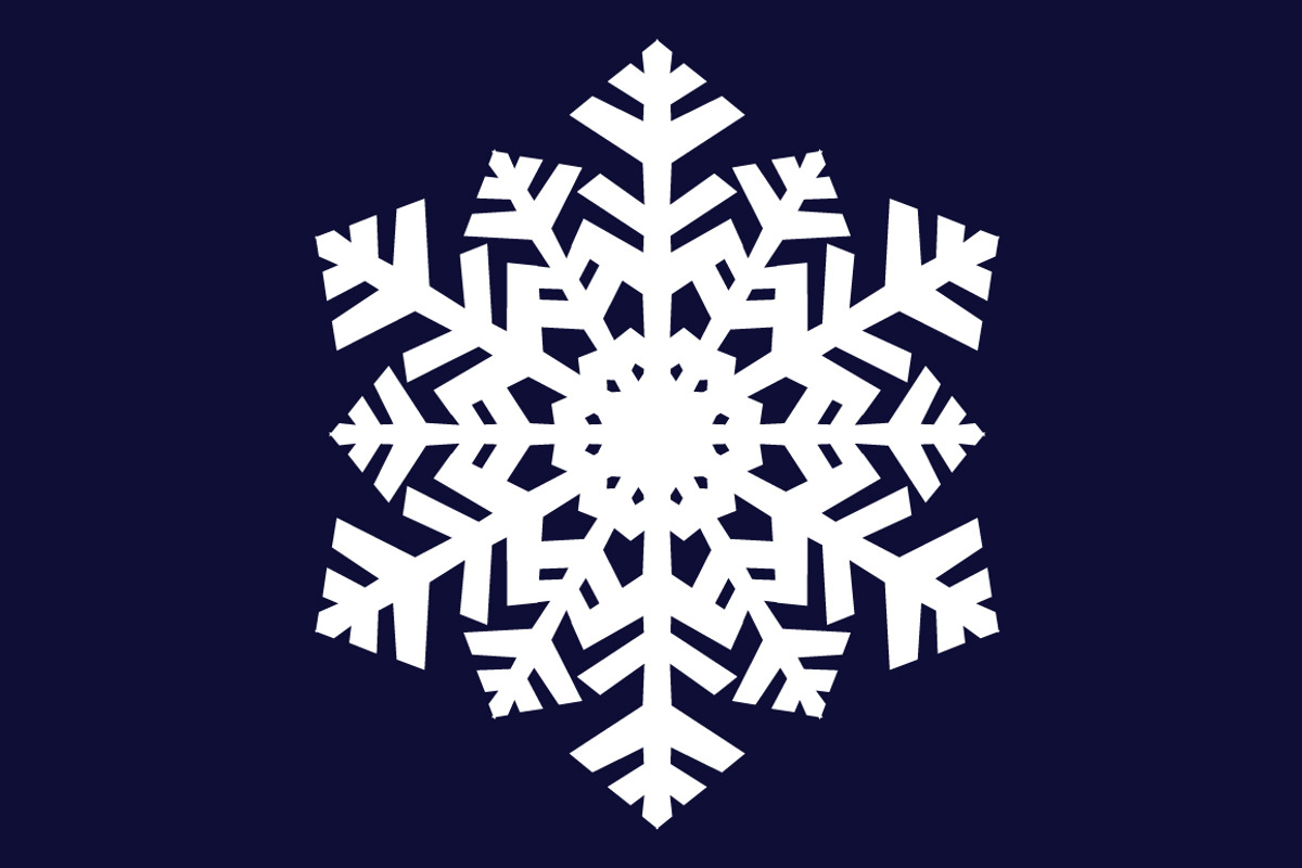 Decorative abstract snowflake. preview 5