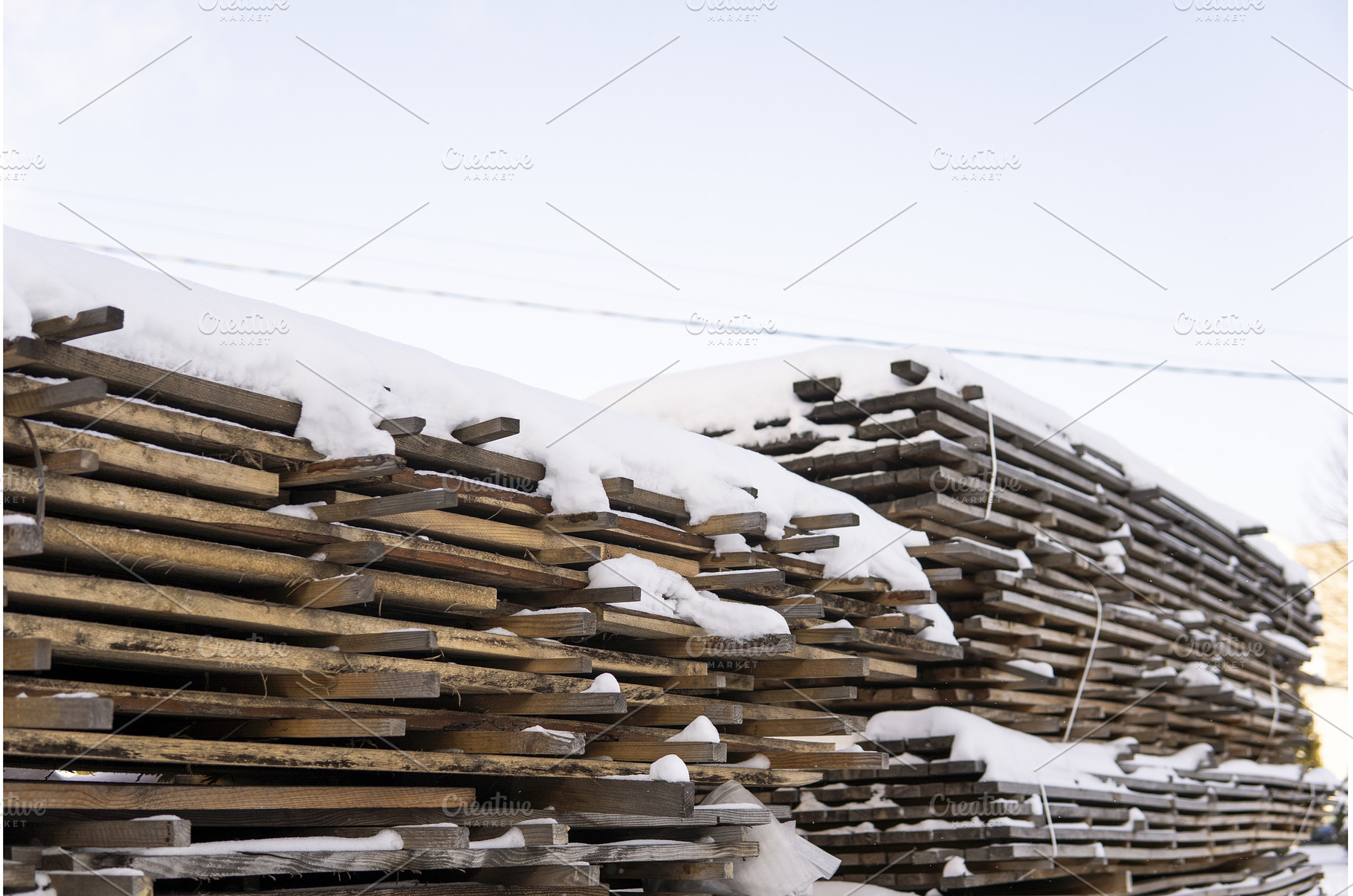Wood planks and boards forming large, an Architecture Photo by volodymyrshtun13795
