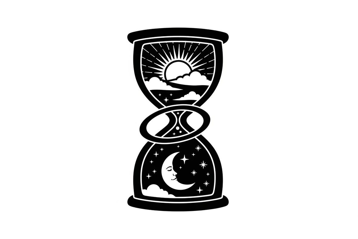 Celestial Sun Moon Hourglass Bundle, an Illustration by Gaye Art (Photo 16 of 31)