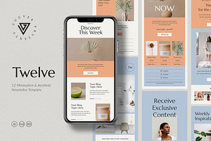 Twelve Email Newsletter Template, an Email Template by Guuver