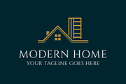 Modern Home Logo, a Technology Illustration by Kaushal Jangid (Thumbnail 3 of 5)