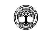 Tree of Life Circle Frame Bundle, an Illustration by Gaye Art (Thumbnail 20 of 51)