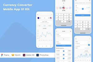 Currency Converter Mobile App UI Kit