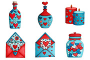 Valentines Day Clipart, an Illustration by Design Market (Thumbnail 3 of 3)
