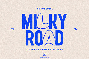 VT Milky Road - Font Combination