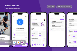 MoTrack - Habit Tracking App, an App Template by trabaskriya
