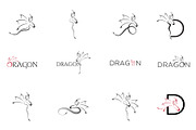 30 stylized black dragons, an Icon by Bloom21Art (Thumbnail 2 of 7)
