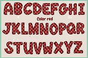 Christmas color set1-PNG fonts, a Symbol Font by It me digital art (Thumbnail 2 of 14)