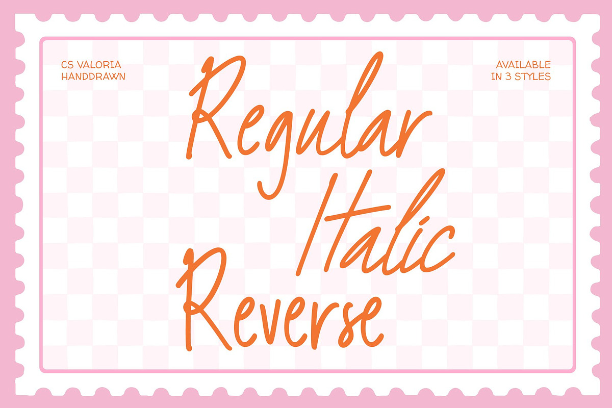 CS Valoria – Handwritten Script Font, a Script Font by Craft Supply Co. (Photo 4 of 8)