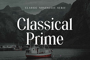 Classical Prime Nostalgic Serif Font, a Serif Font by UICreative (Thumbnail 1 of 13)