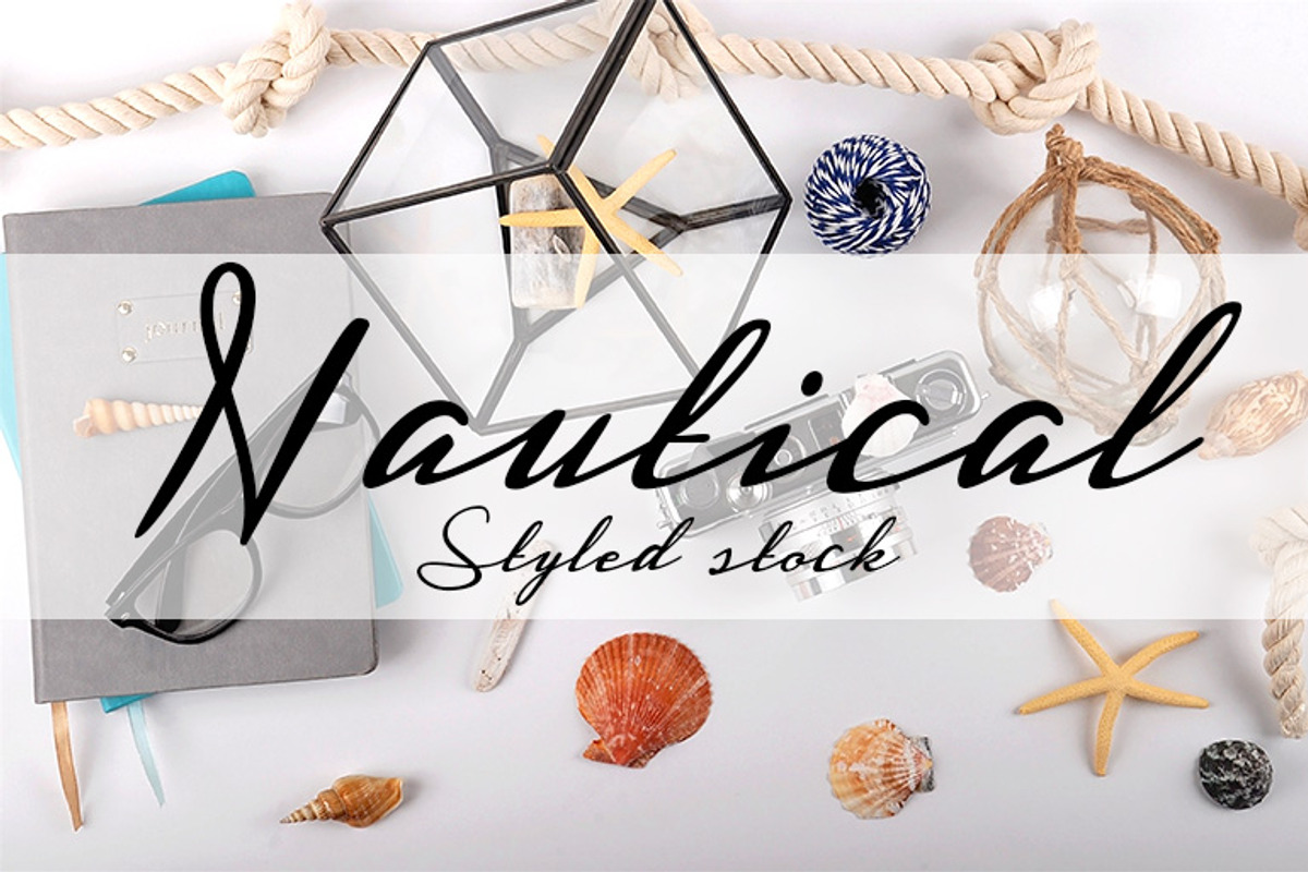 NAUTICAL STYLED STOCK, a Books & Magazine Mockup by KABSPHOTOGRAPHY (Photo 1 of 4)