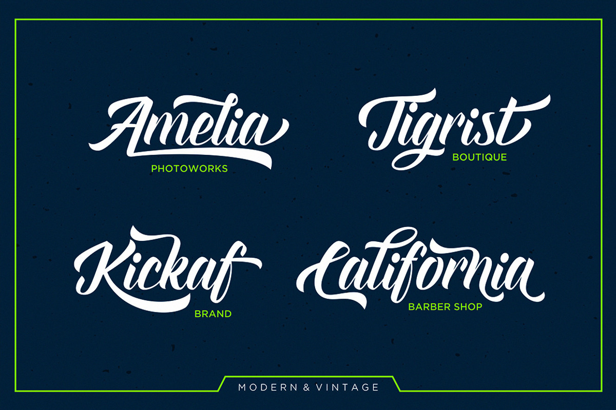 Font Collection | 33 Fonts, a Script Font by Seniors (Photo 17 of 66)