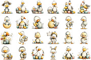 Whimsical Easter Goose Clipart, an Illustration by Sublimation Artist (Thumbnail 2 of 7)