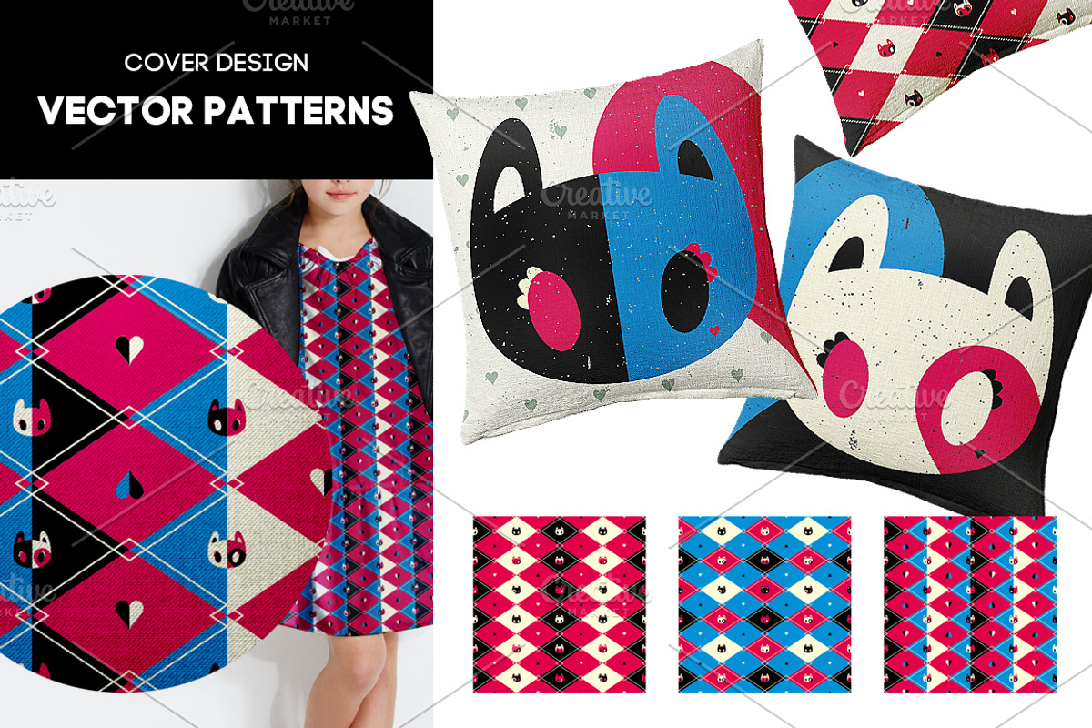 Covers design vector patterns, a Pattern Graphic by Helga Lukas (Photo 1 of 7)