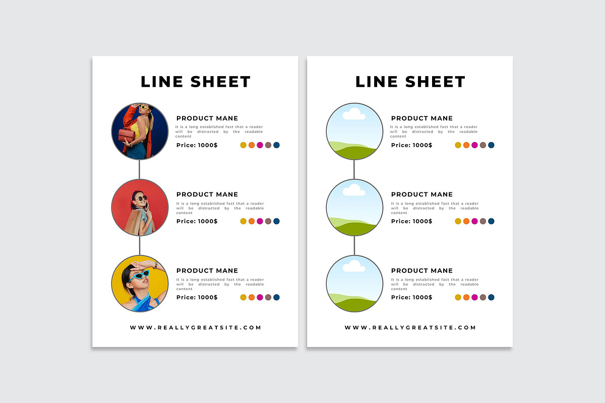 Wholesale Catalog/Line Sheet Canva, a Stationery Template by Graphic Fabrica (Photo 5 of 9)