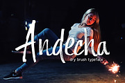 Andecha, a Script Font by Atj.std (Thumbnail 1 of 9)