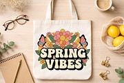 Spring Vibes PNG, an Illustration by Canvas Craft (Thumbnail 3 of 6)