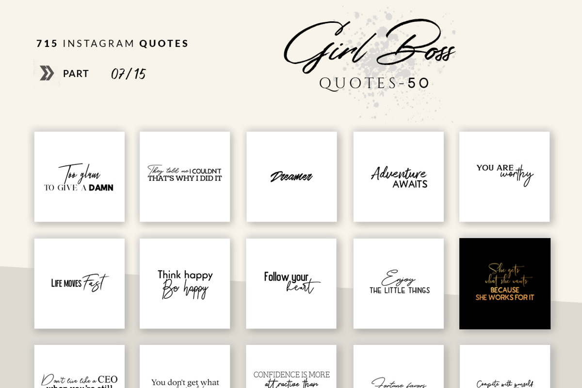 Instagram Social Media Quotes CANVA, a Social Media Template by Eviory (Photo 20 of 55)