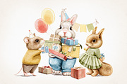 Happy Birthday!, an Animal Illustration by Mimomy (Thumbnail 9 of 12)