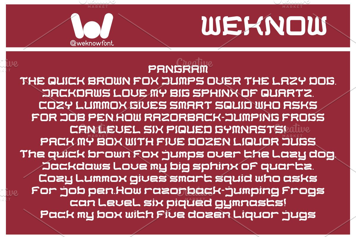 WHO'S NEXT font, a Font by weknow (Photo 6 of 8)
